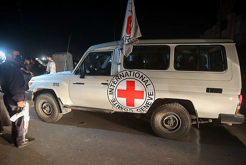 שיירת הצלב האדום ברפיח