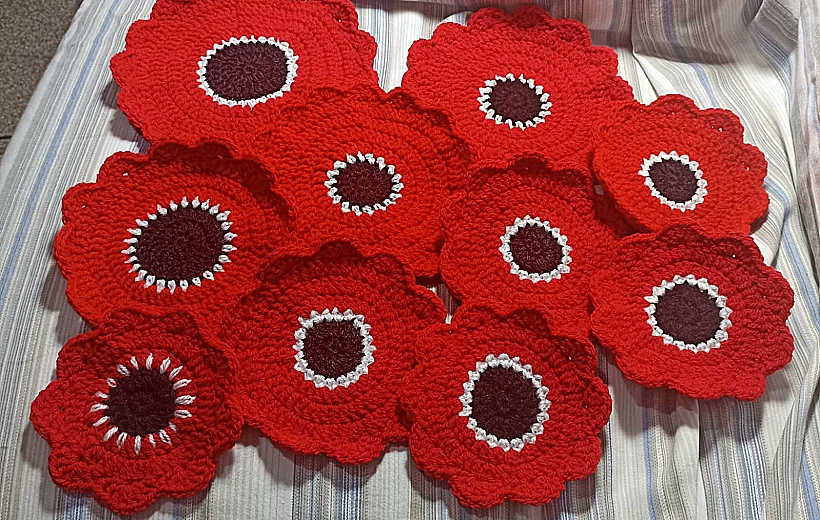 כלניות סרוגות