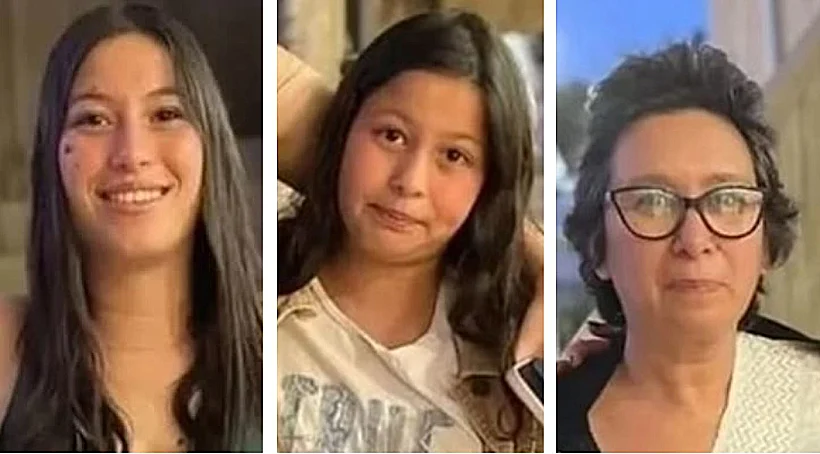 קרינה אנגל ובנותיה מיקה ויובל