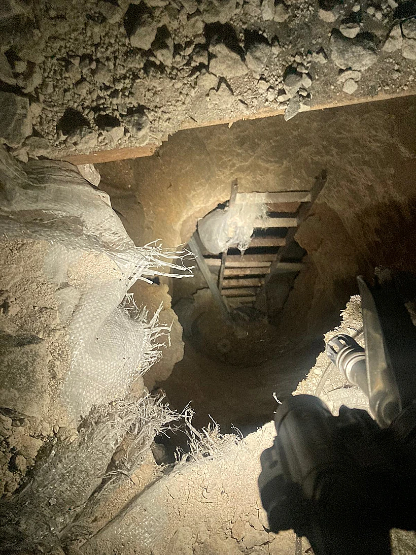 פיר מנהרה שאיתר צה"ל במרחב ג'נין