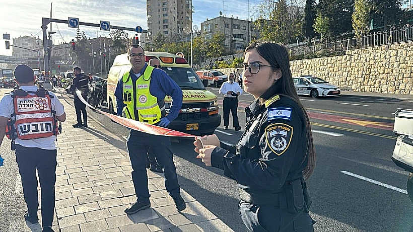 זירת הפיגוע בירושלים