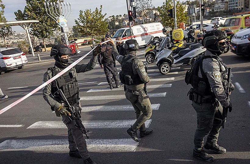 כוחות בזירת הפיגוע בירושלים