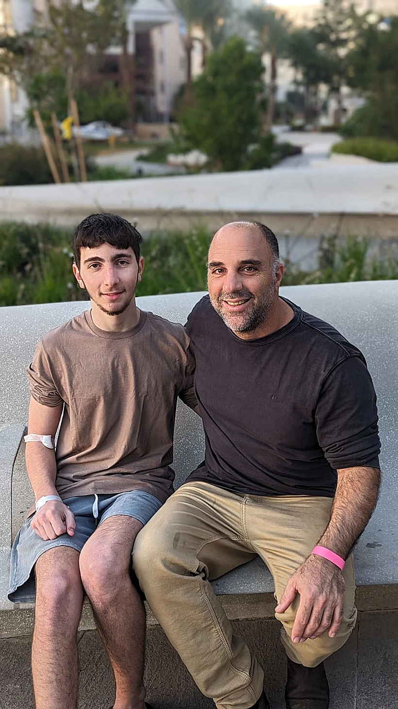 עמית שני עם אביו