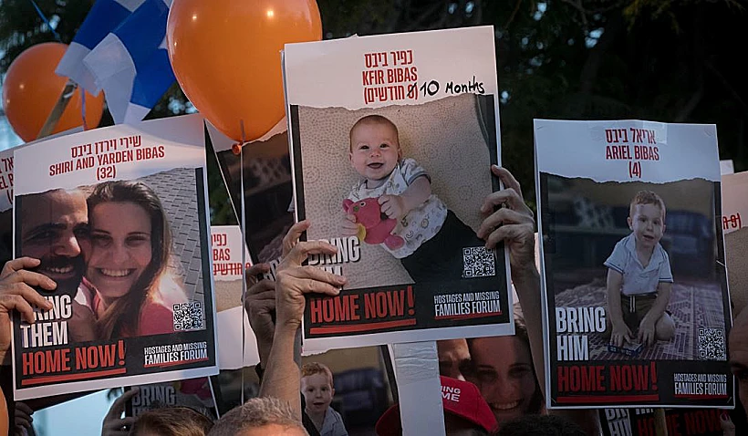 הפגנה למען בני משפחת ביבס