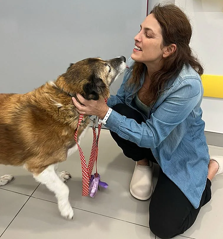 האיחוד המרגש של עמית סוסנה והכלבה סאני