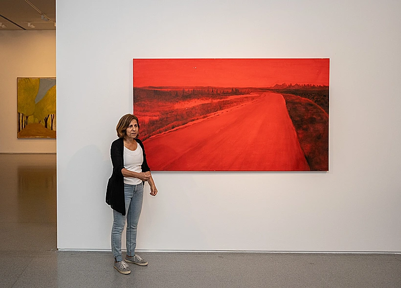 ציור של האומנית זיוה ילין מוצג כעת במוזיאון ישראל