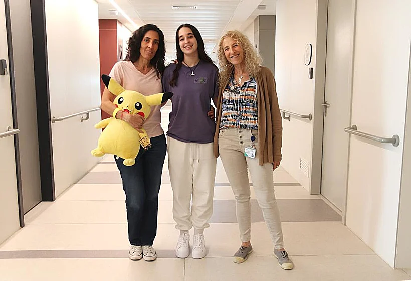 גלי טרשצ'נסקי משתחררת מביה"ח חרבות ברזל