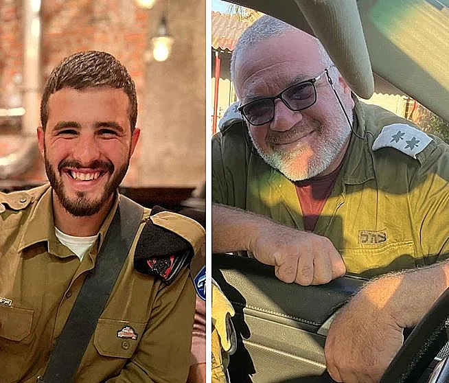 חרבות ברזל סא"ל (מיל') יוחאי גור הרשברג ורס"ל (מיל׳) יהונתן מלכה חלל צה"ל