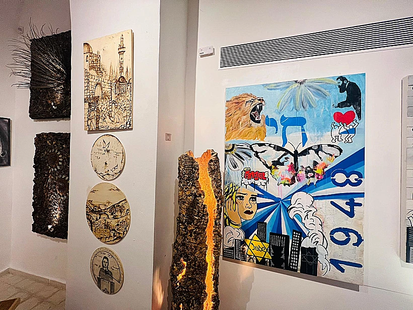 תערוכת ״כשהתותחים רועמים, המוזות לא שותקות״ בגלריית לוטן