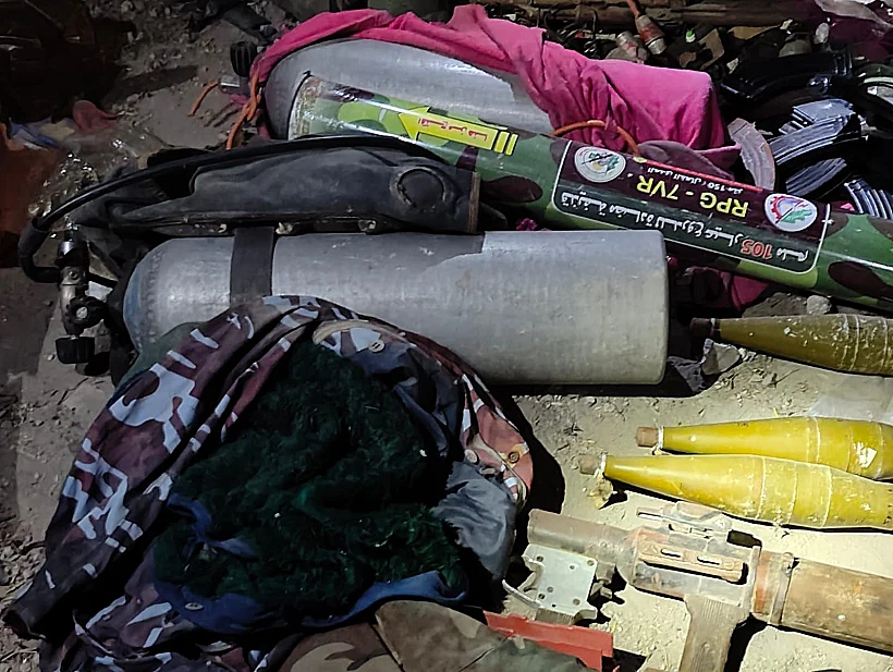 אמצעי הלחימה שהכוחות איתרו