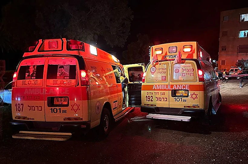 זירת הרצח בחיפה