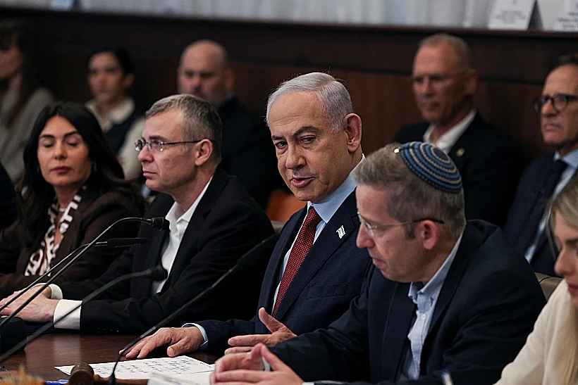 רה״מ נתניהו בפתח ישיבת הממשלה