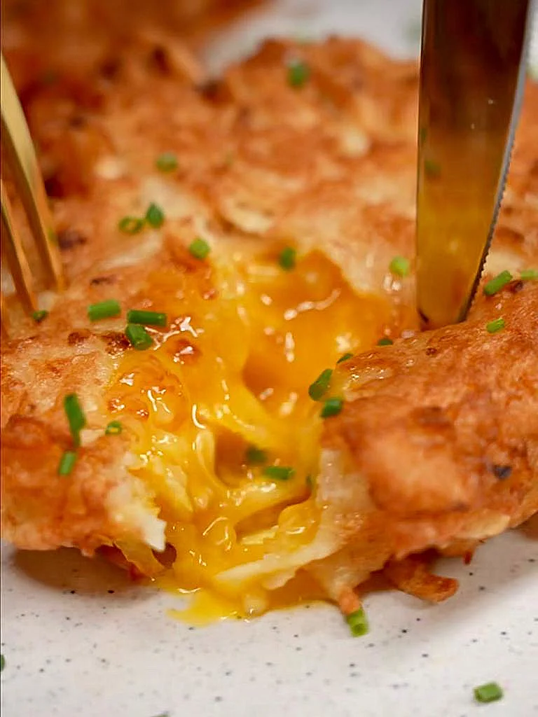 לביבת הפתעה. לביבה ממולאת