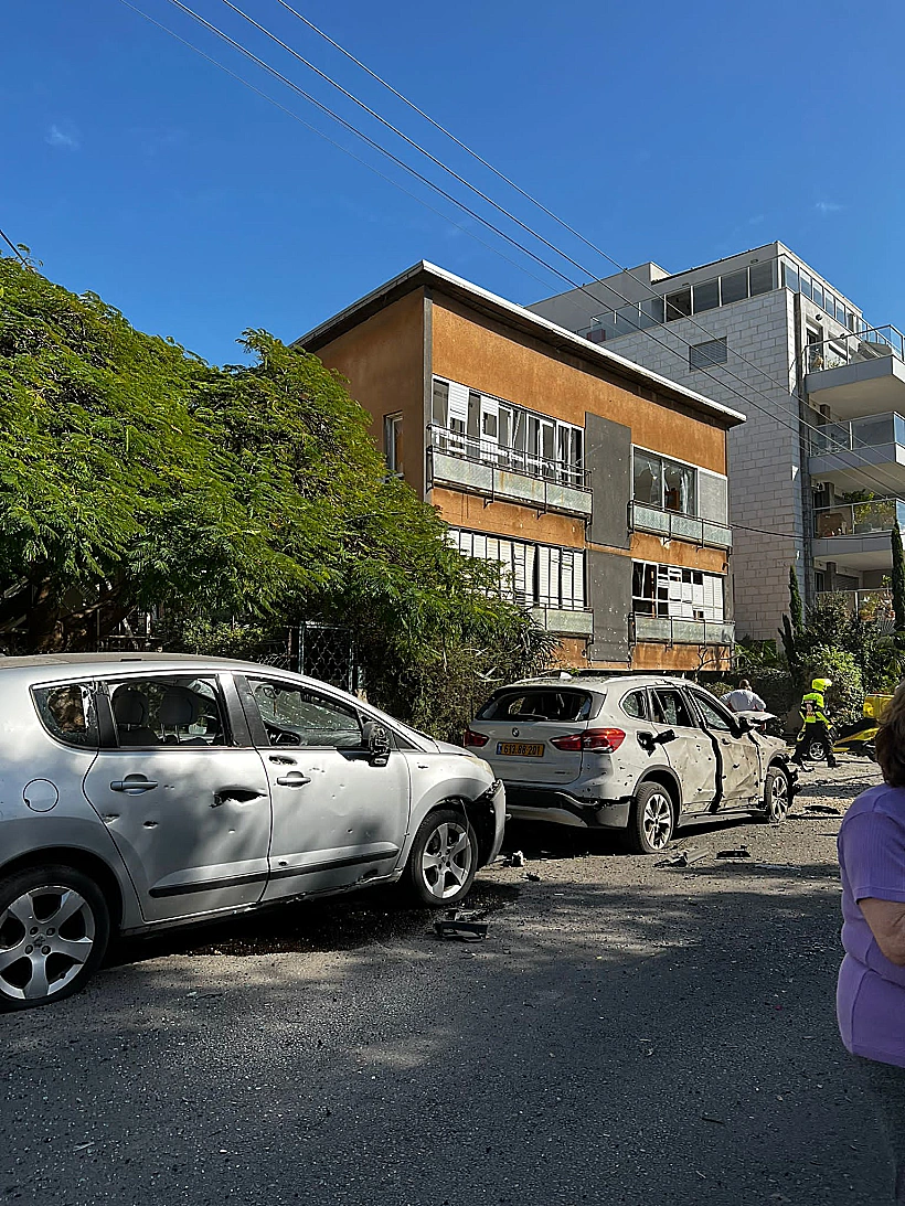 נזק מהנפילה בחולון