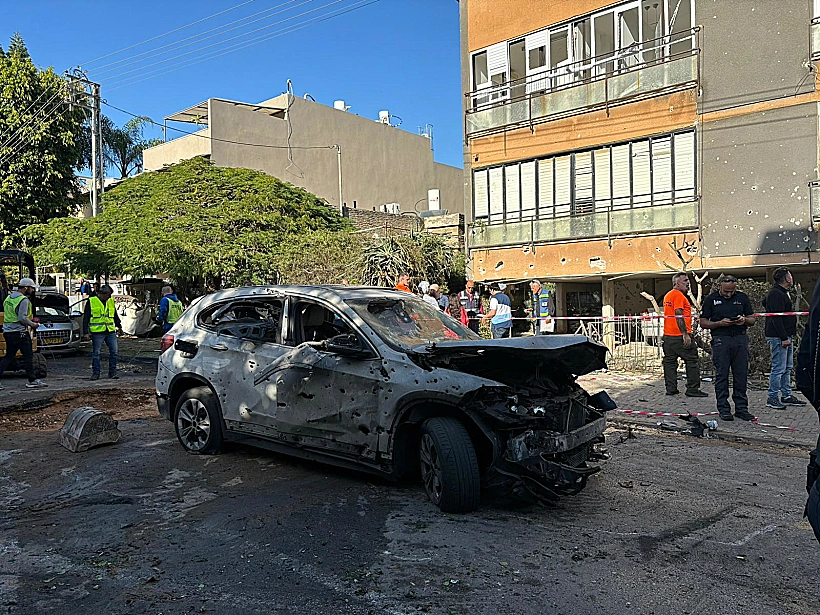 זירת הפגיעה הישירה בחולון