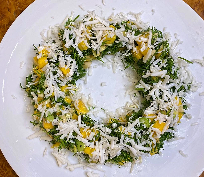 טרטר טבעוני, טרטר אפרסמון