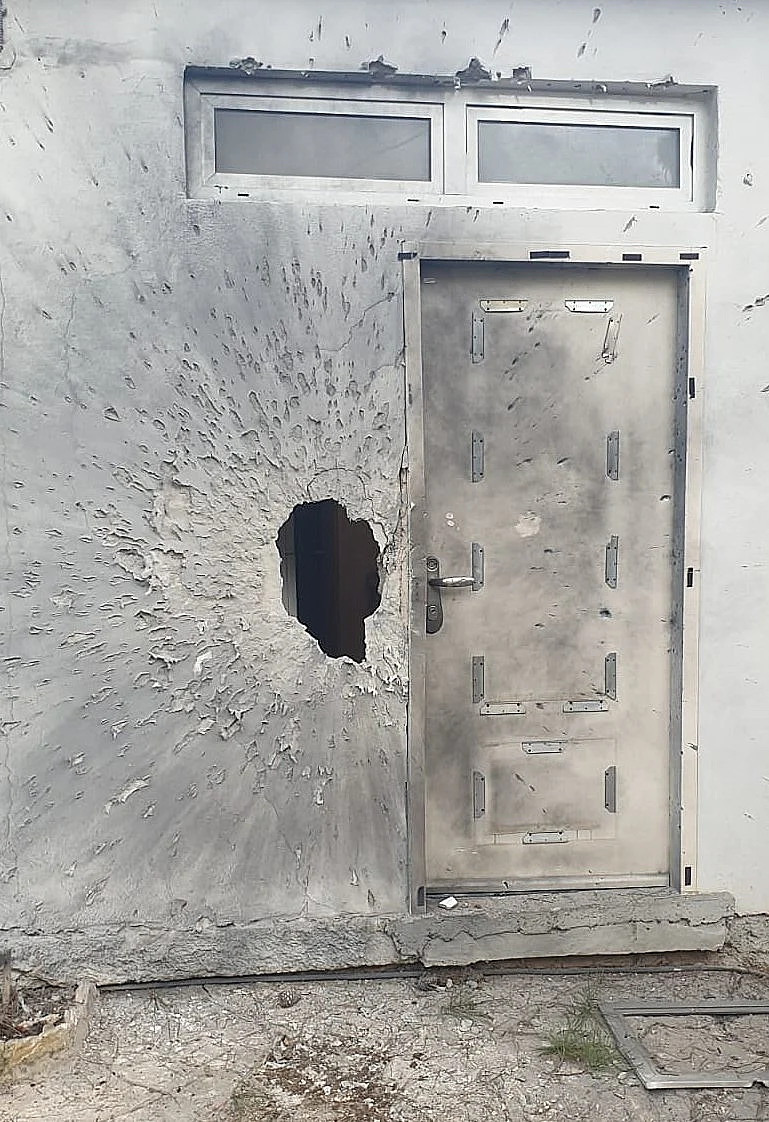 חרבות ברזל פגיעת טיל נ"ט במבנה בקיבוץ ברעם שבגליל העליון