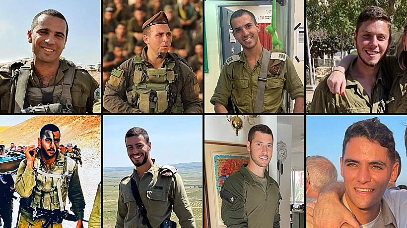 שמונה לוחמי צה״ל שנפלו אמש בקרבות בצפון הרצועה