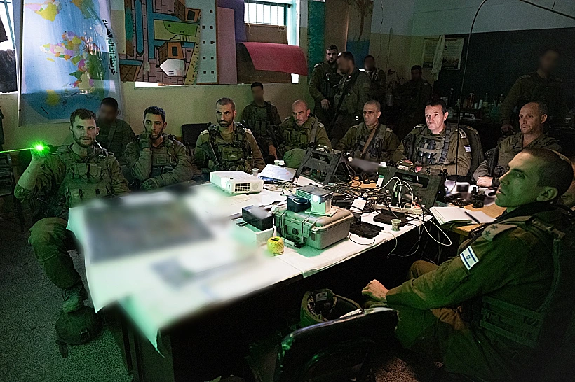 הרמטכ"ל בהערכת מצב בשג'אעיה מלחמת חרבות ברזל