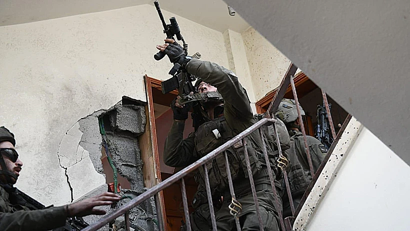 תיעוד מהשמדת מפקדת גדוד שג'אעיה של חמאס חרבות ברזל רצועת עזה