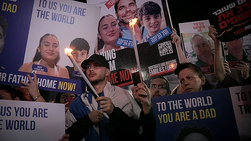 מחאת משפחות החטופים בעקבות האסון בשג'אעיה חרבות ברזל