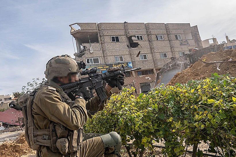 פעילות צוות הקרב של חטיבה 7 ברצועה צה"ל רצועת עזה חרבות ברזל