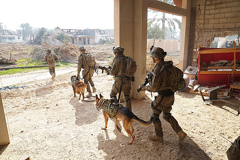 פעילות יחידת עוקץ רצועת עזה חרבות ברזל