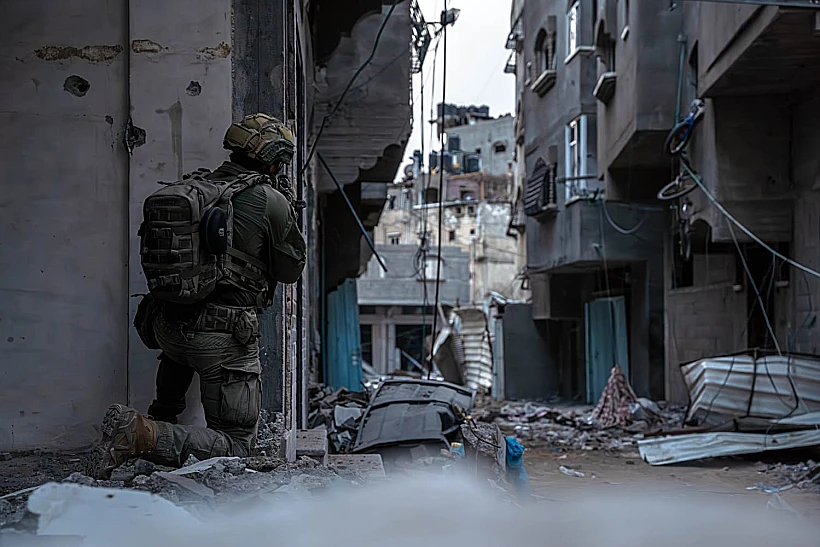 פעילות אוגדה 162 ברצועה חרבות ברזל צה"ל