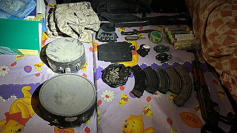 אמל״ח שאיתרו כוחות אוגדה 99 בחדר ילדים חרבות ברזל רצועת עזה