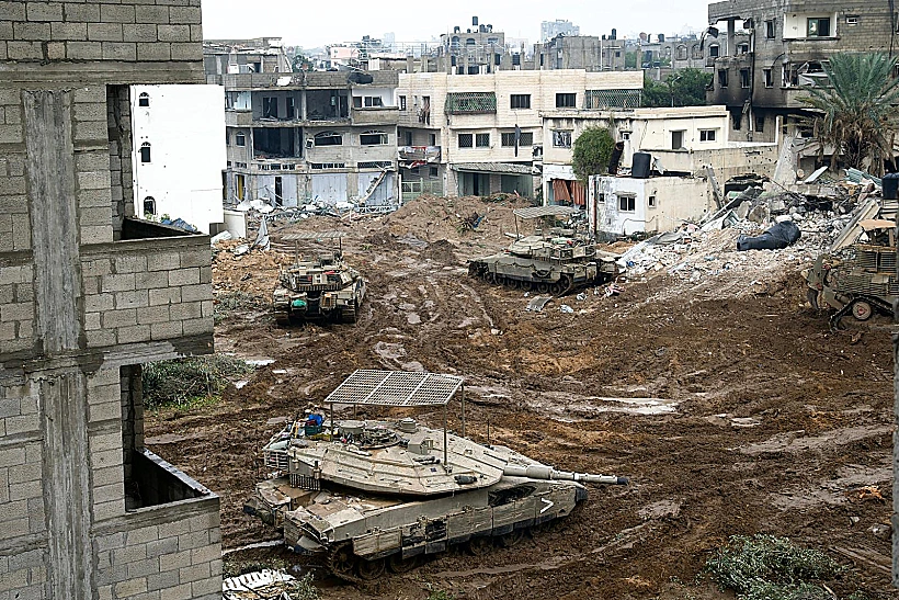 פעילות אוגדה 36 בשג'אעיה רצועת עזה חרבות ברזל