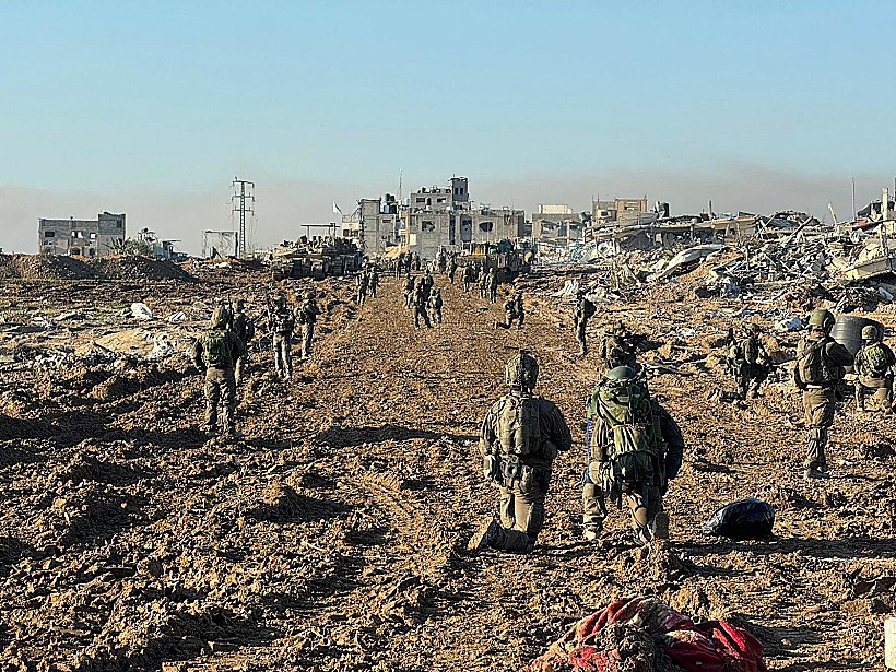 חרבות ברזל צה"ל פעילות הלוט"ר ברצועת עזה חיילים