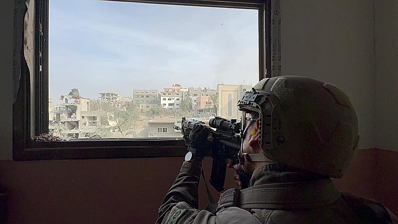 חרבות ברזל צה"ל פעילות הלוט"ר ברצועת עזה חיילים