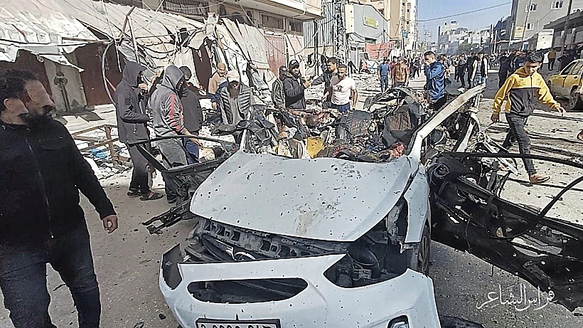 תקיפה על רכב במרכז רפיח