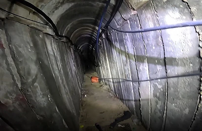 המנהרה שחוברה לביתו של אחמד ע'רנדור שנחשפה