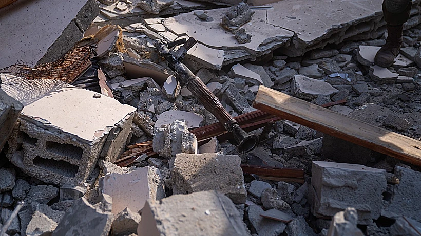 אמצעי הלחימה שאיתרו הלוחמים חרבות ברזל