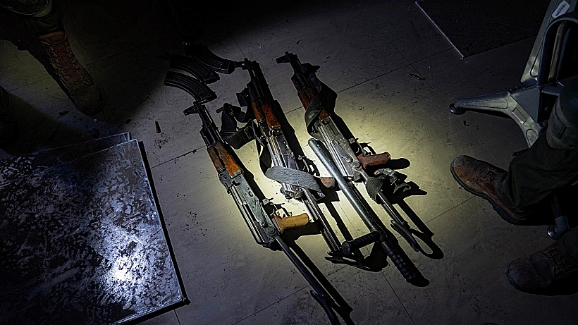 אמצעי הלחימה שאיתרו הלוחמים חרבות ברזל