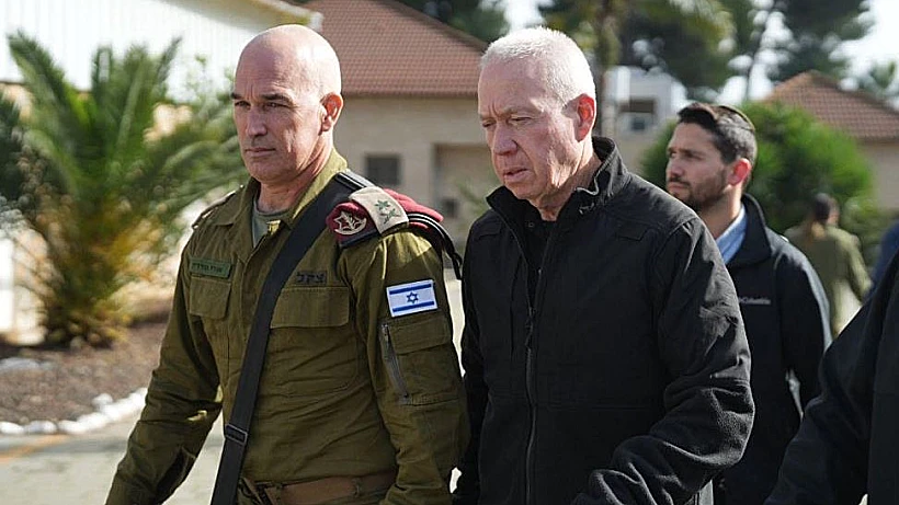 שר הביטחון יואב גלנט ואלוף פיקוד הצפון אורי גורדין חרבות ברזל