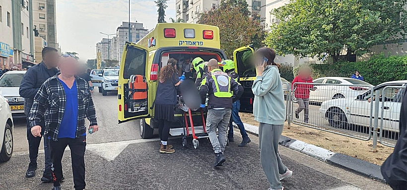 זירת הדקירה בלוד