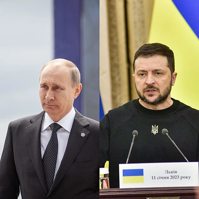 זלנסקי ופוטין