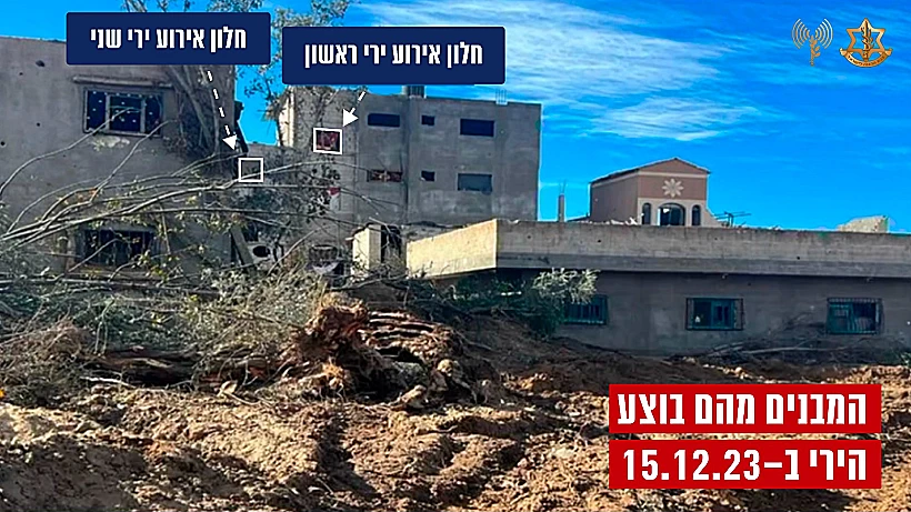 המבנים מהם הלוחמים ירו בחטופים חרבות ברזל