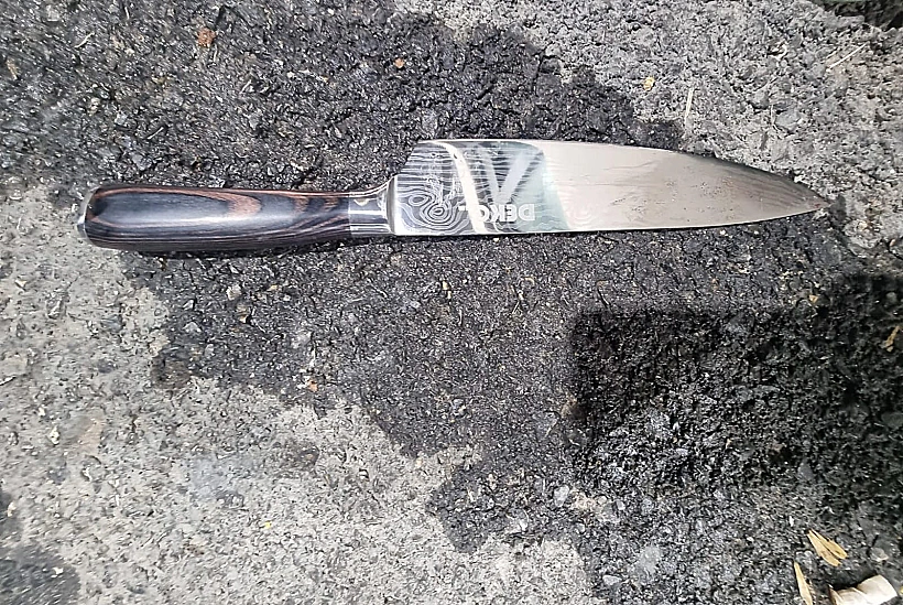 זירת הפיגוע ירושלים דקירה חרבות ברזל