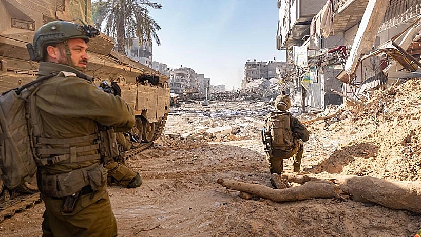 פעילות הכוחות בח'אן יונס חרבות ברזל