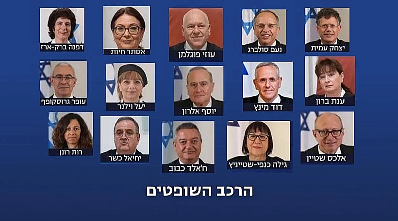 הרכב השופטים