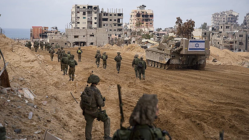 פעילות הכוחות ברצועת עזה חרבות ברזל