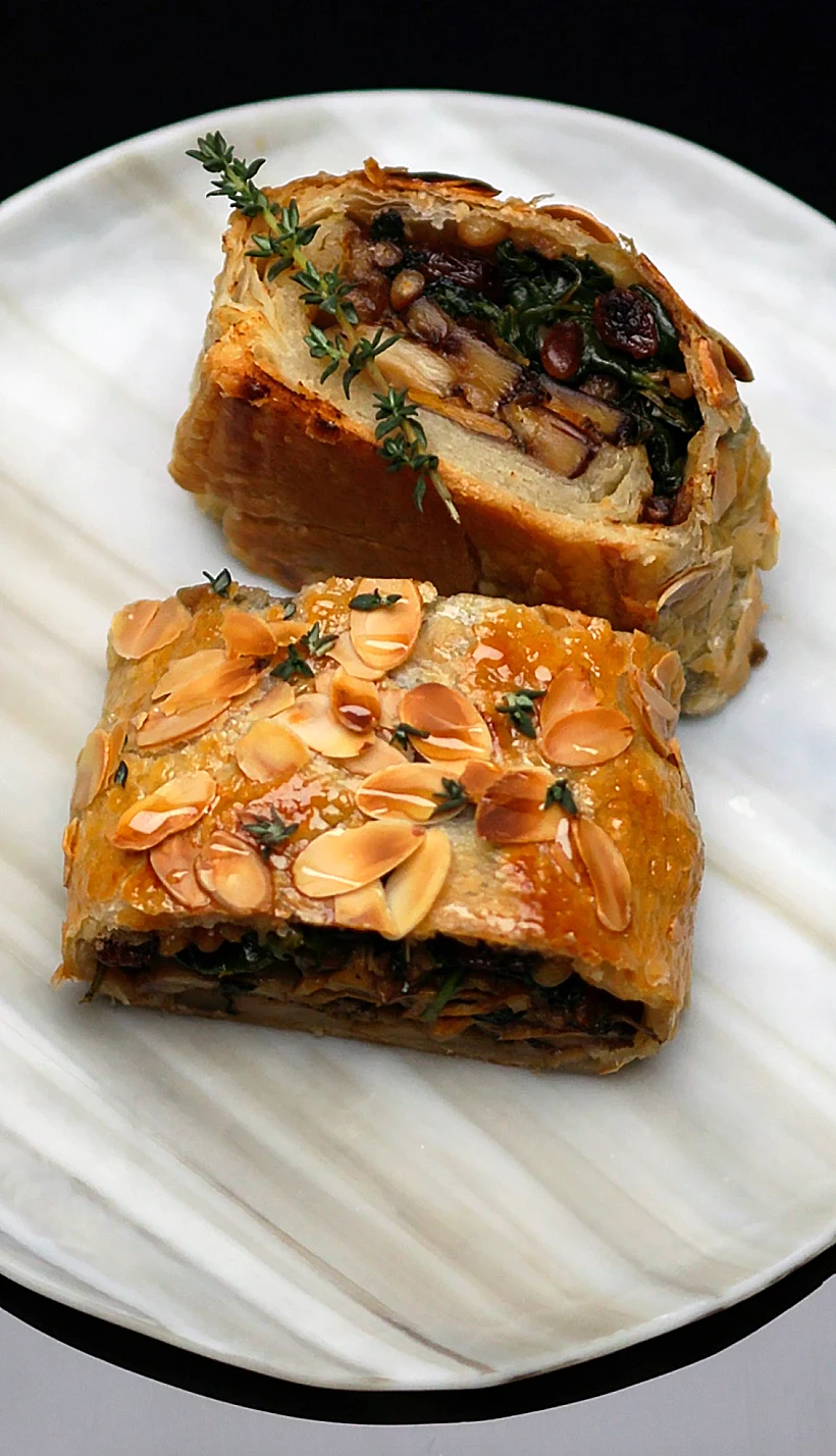 שטרודל ערמונים ופטריות