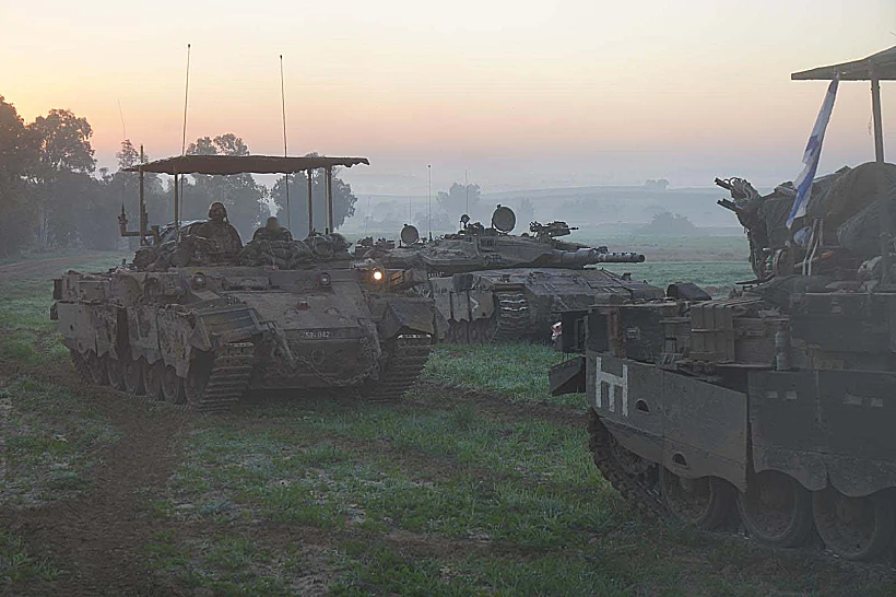 פעילות כוחות צה"ל במרחב אל בורייג' מלחמת חרבות ברזל חמאס עזה