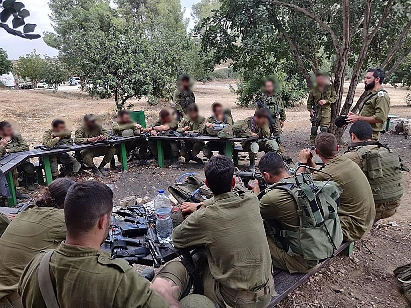 חיילי צה"ל ברצועה חיל הרפואה