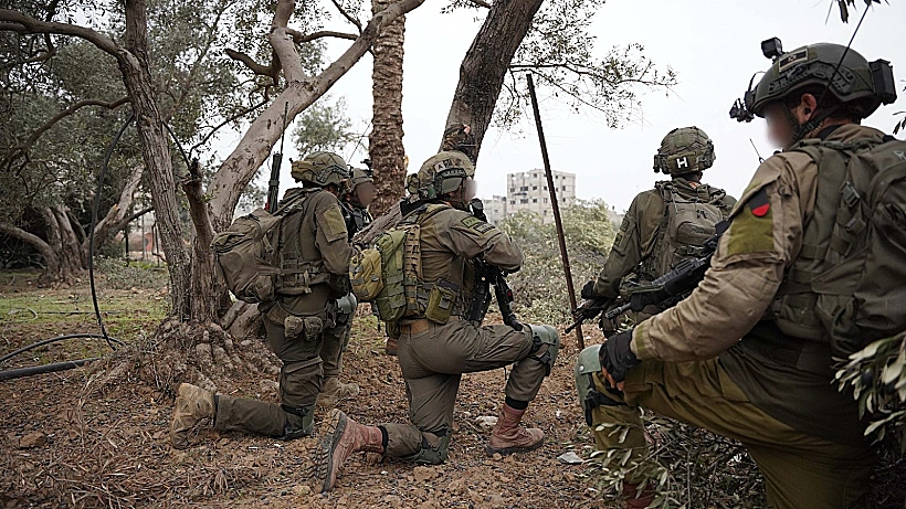 פעילות הכוחות ברצועת עזה חרבות ברזל