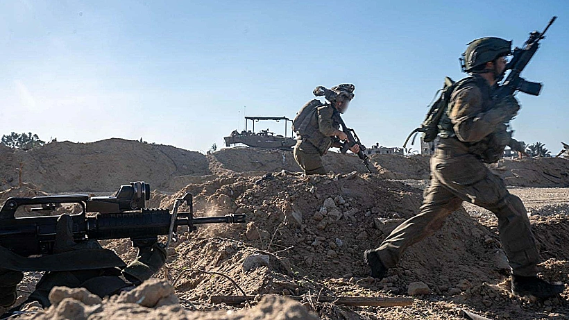 פעילות הכוחות ברצועת עזה חרבות ברזל