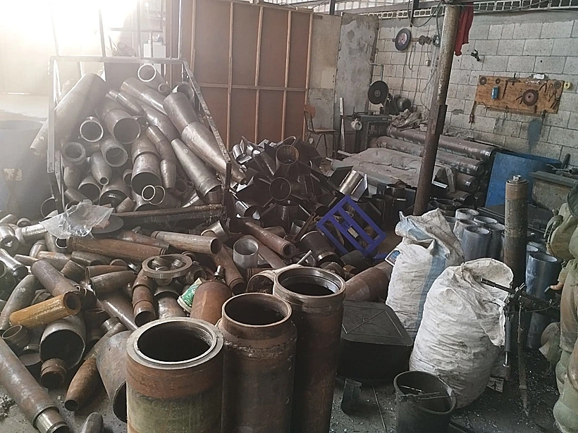 עזה חרבות ברזל צה"ל אמצעי הלחימה שאותרו במרחב אל מע'אזי